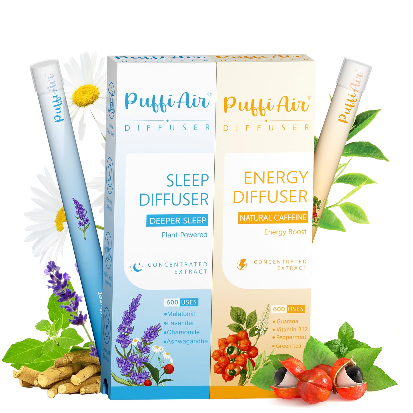 Daytime Energy Set - 600 Uses Each