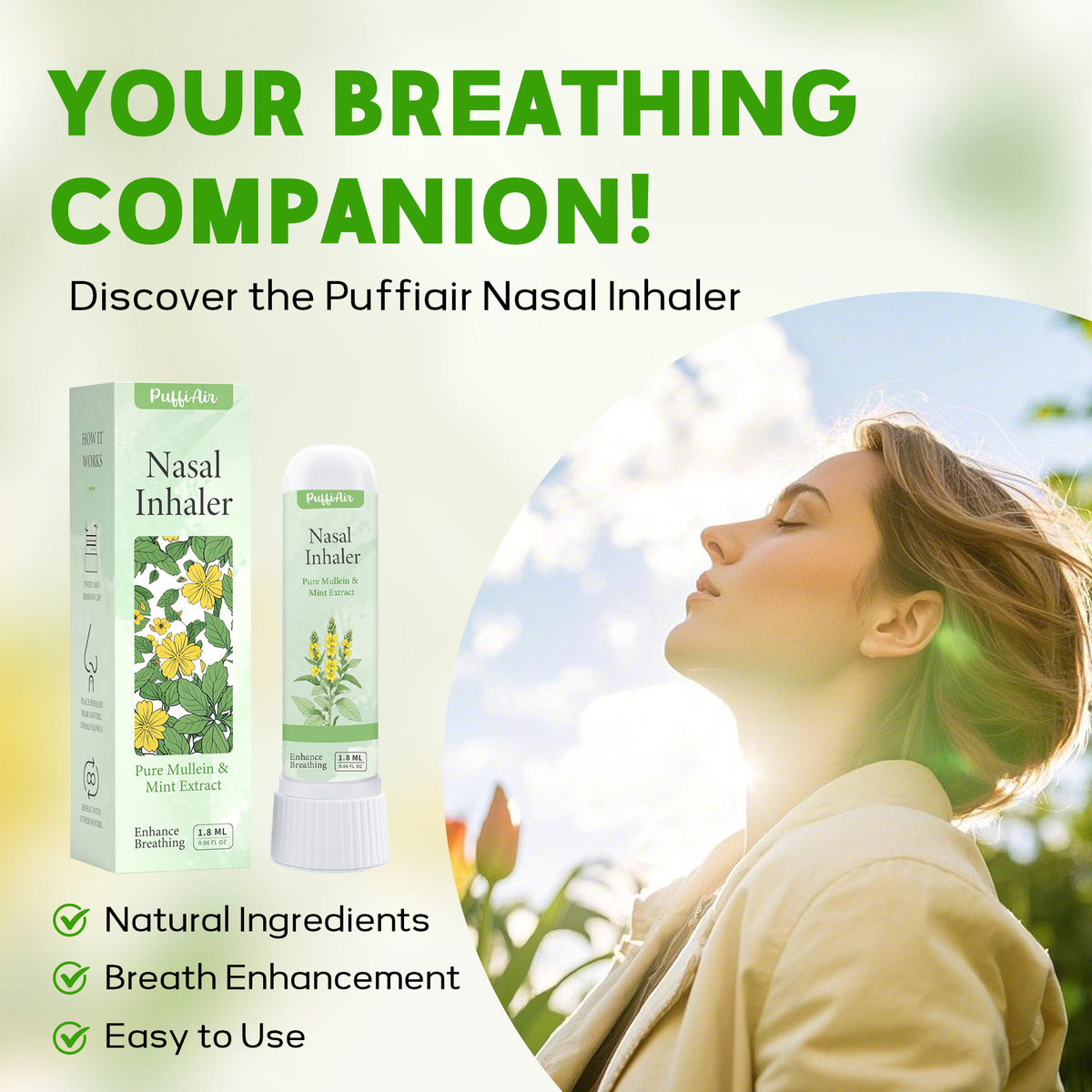 PuffiAir Nasal Sticks