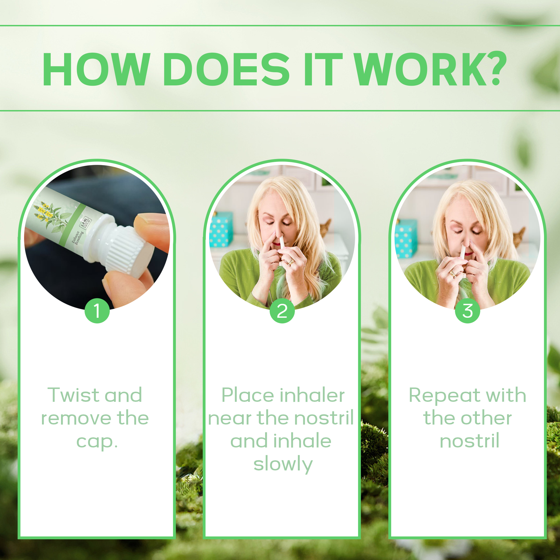 PuffiAir Nasal Sticks