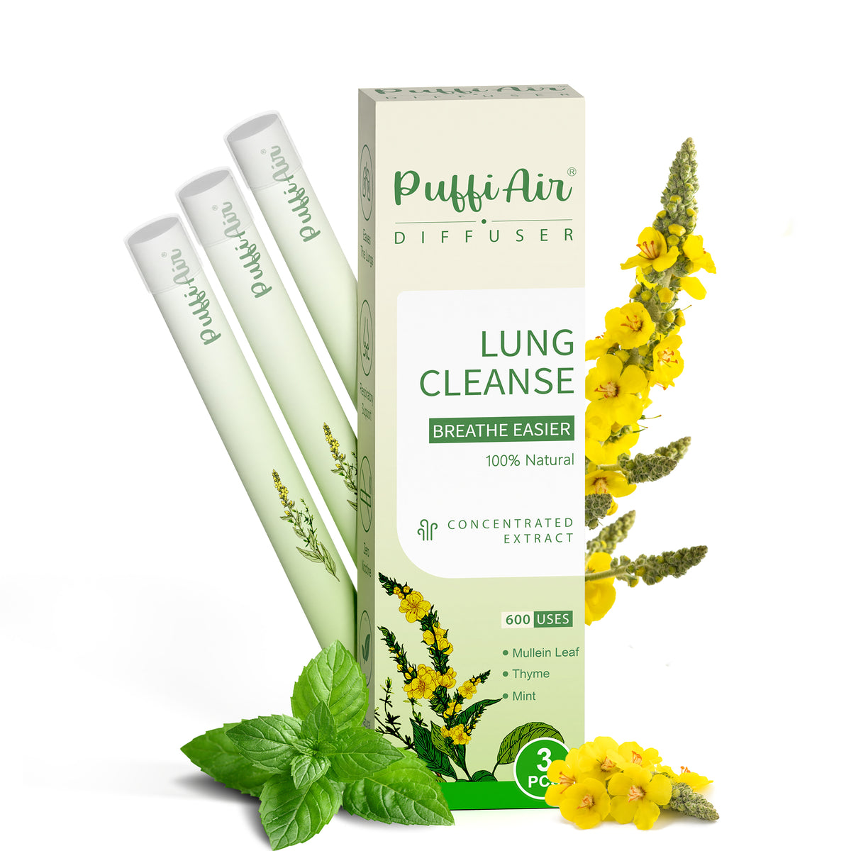 Detox Diffuser – Lung Cleanse - 2/3/4/6pcs