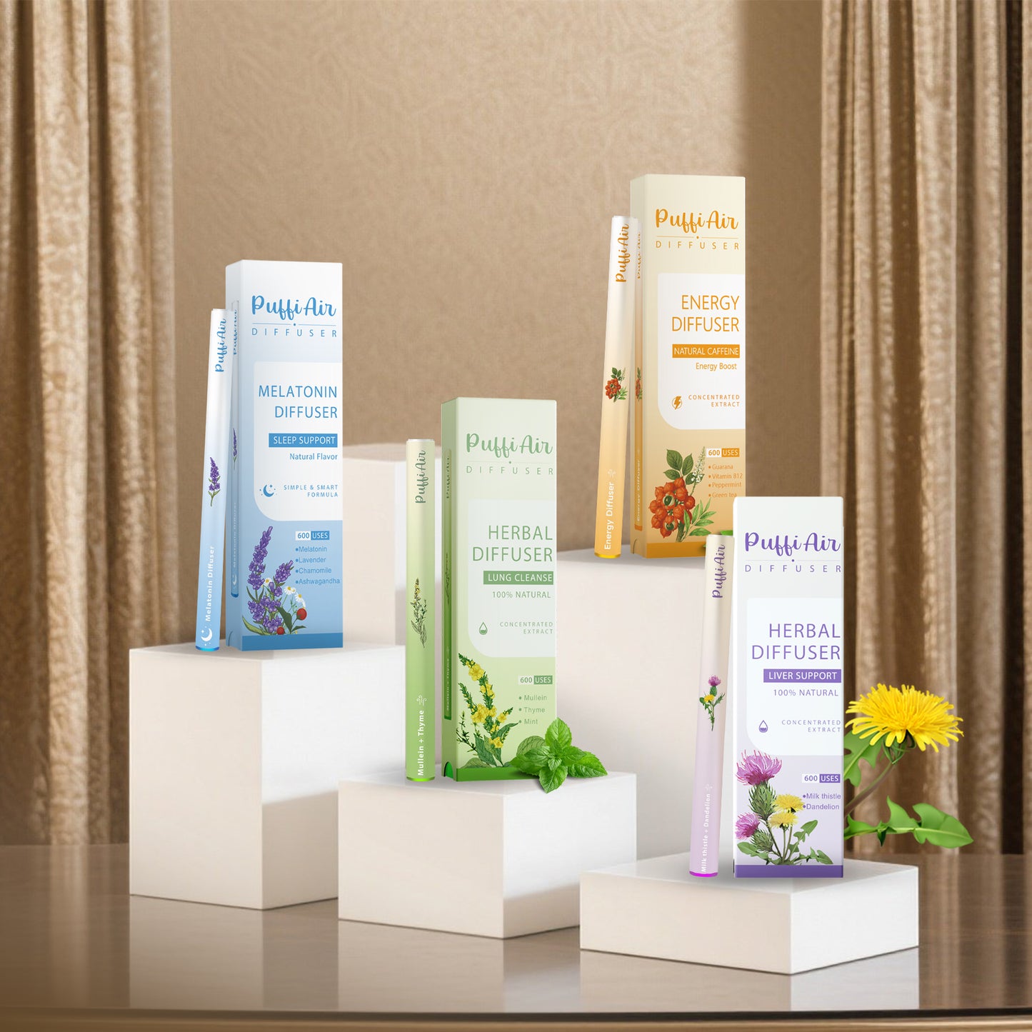 Full Set Diffusers – 4 Aroms In 1 Box