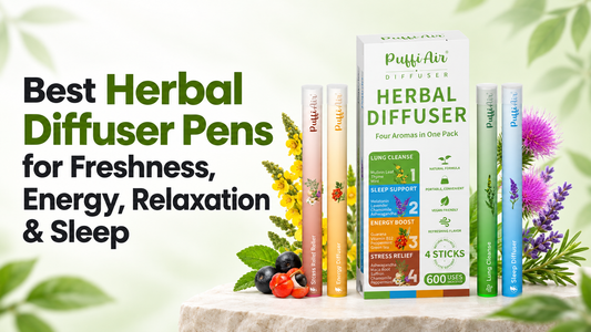 Best Herbal Diffuser Pens for Freshness, Energy, Relaxation & Sleep