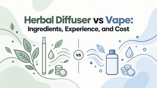Herbal Diffuser vs Vape: Ingredients, Experience, and Cost