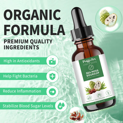 Soursop & Seamoss Liquid Drop - 60ml
