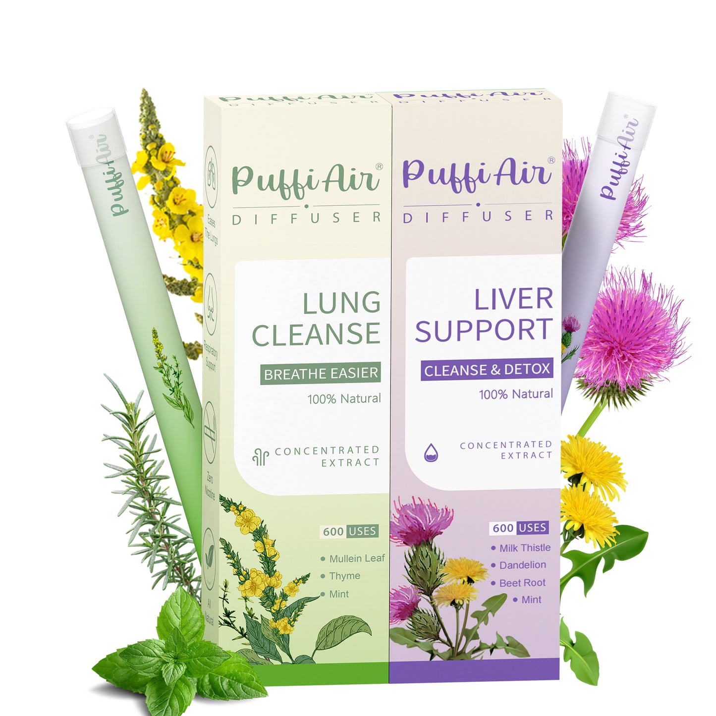 Daytime Energy Set - 600 Uses Each