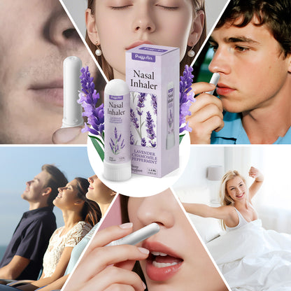 Nasal Sticks for Breathing Improvement with Extracts of Pure Mullein and Mint