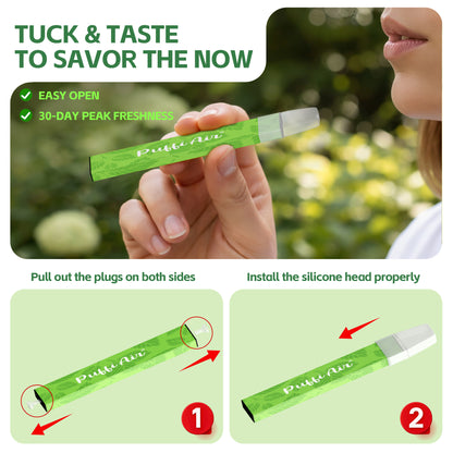 New Peppermint Aroma Inhaler - 2 Pcs