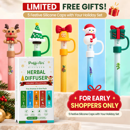 [NEW] Holiday Diffuser Set – 5 Aromas in 1 Box | Limited Free Gift