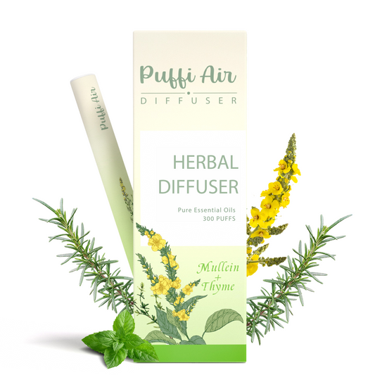 Puff Air Natural Mullein & Thyme Aroma Diffuser - 300 Uses