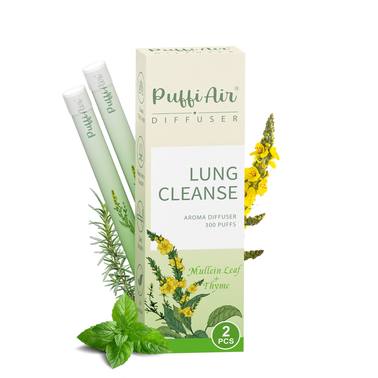 Lung Cleanse Diffuser - 300 Uses - Buy 1 Stick Get 1 Free