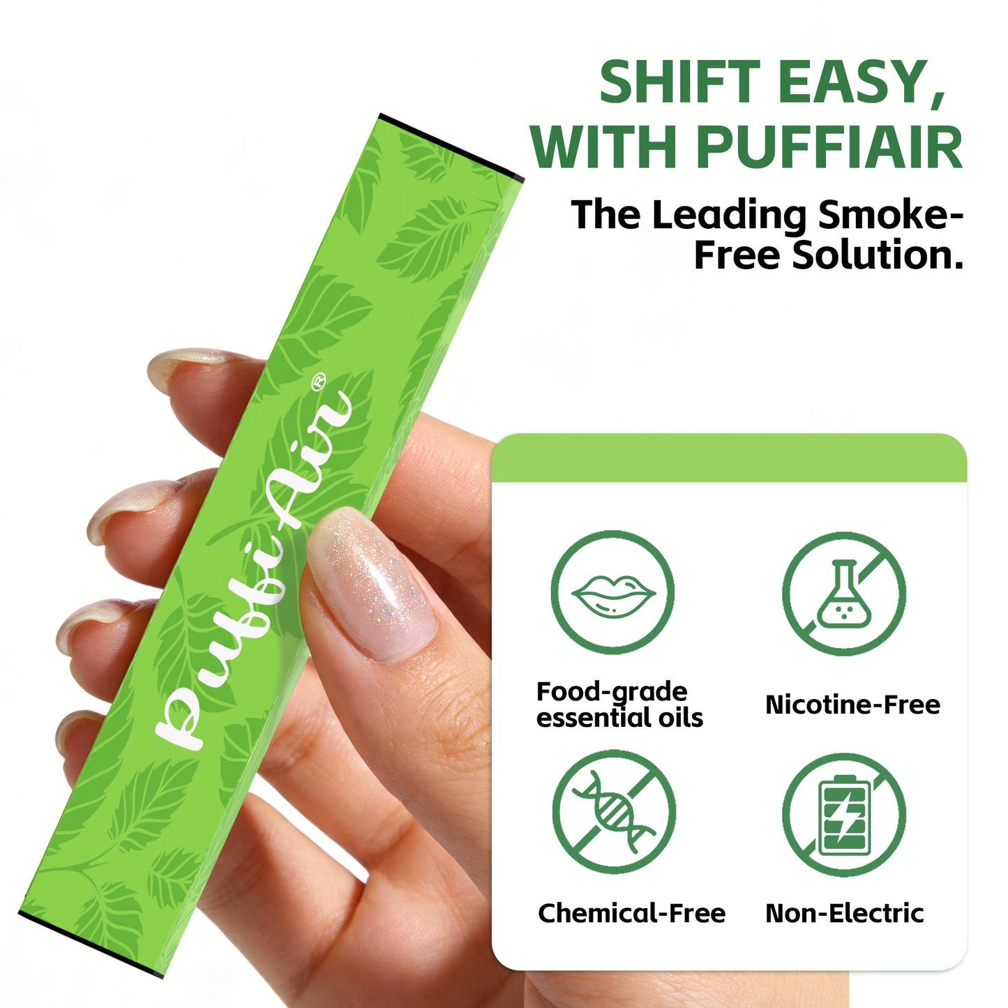 New Peppermint Aroma Inhaler - 2 Pcs