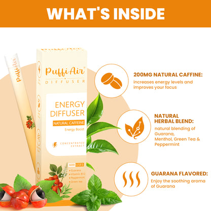 Energy Herbal Diffuser - 600 Uses