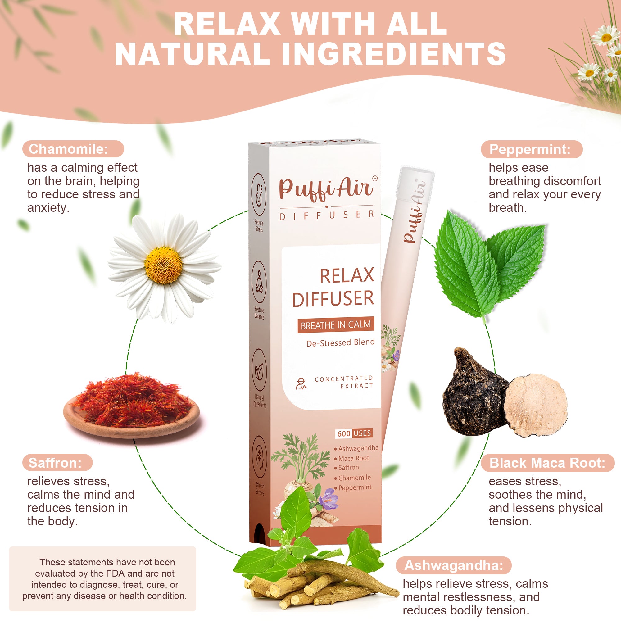 Relax Diffuser – Calm & Unwind – PUFFIAIR