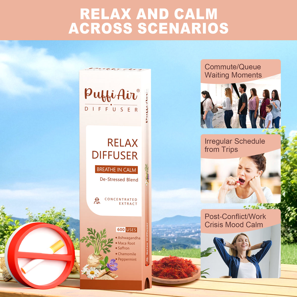 Relax Diffuser – Calm & Unwind – PUFFIAIR