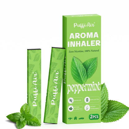 New Peppermint Aroma Inhaler - 2 Pcs