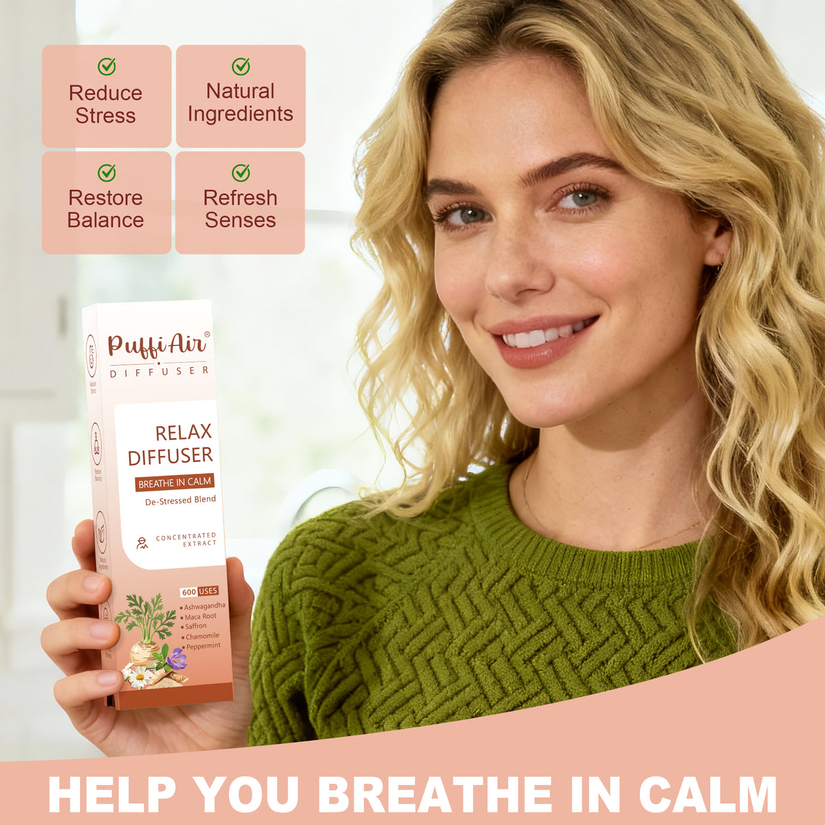 Relax Diffuser – Calm & Unwind – PUFFIAIR