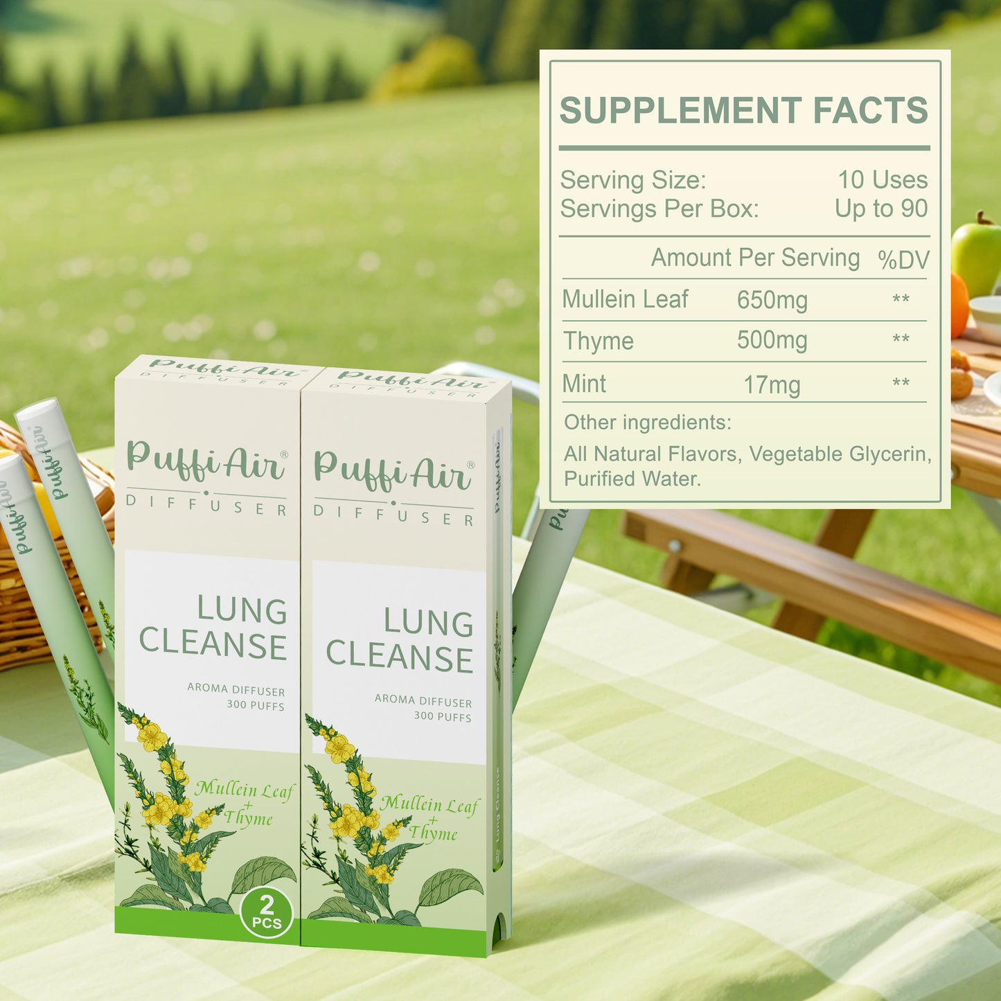 Lung Cleanse Diffuser - 300 Uses - 3 Pack