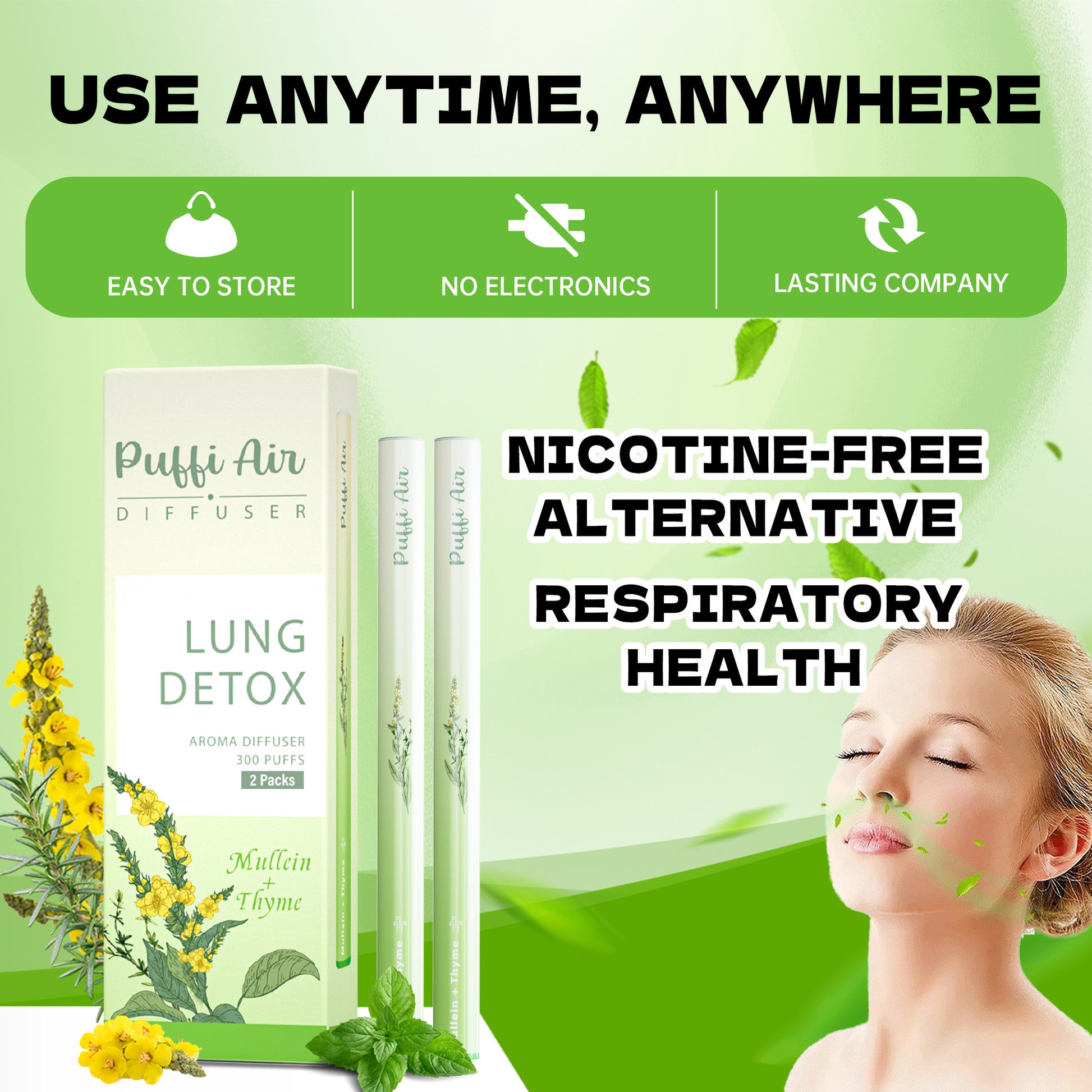 Mullein Aroma Diffuser | Herbal Aromatherapy Diffuser PUFFIAIR Mullein Aroma Diffuser | Herbal Aromatherapy Diffuser PUFFIAIR