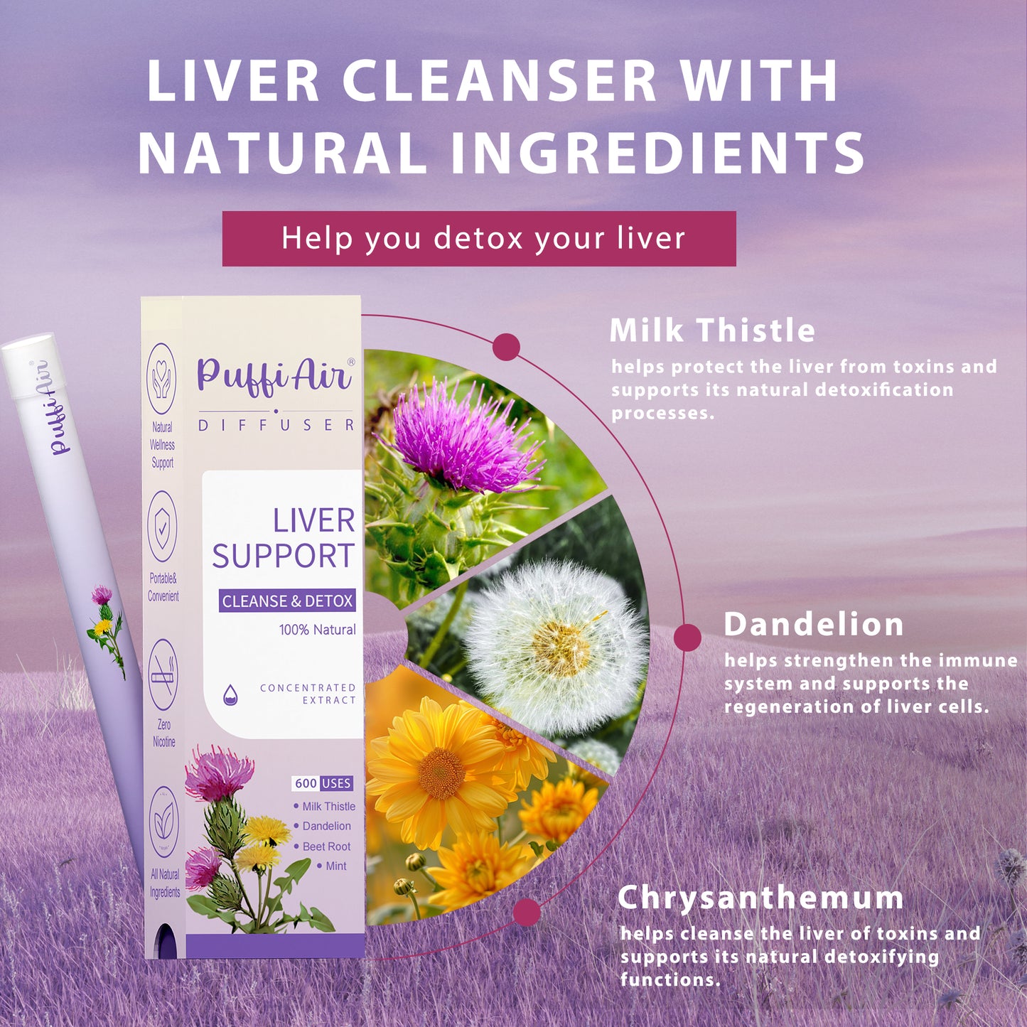 Liver Support Diffuser - 600 Uses