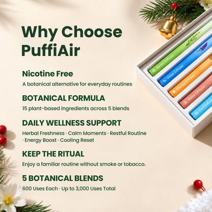 [NEW] Holiday Diffuser Set – 5 Aromas in 1 Box | Limited Free Gift