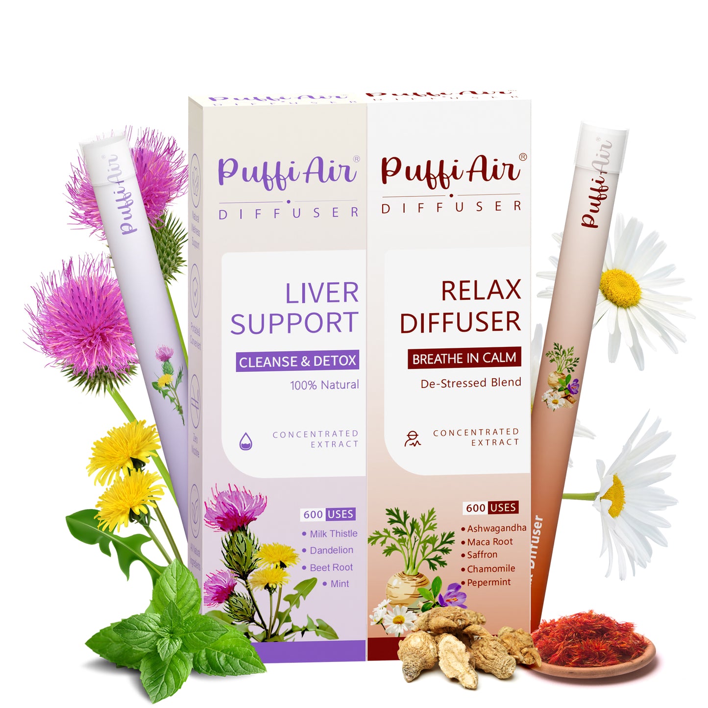 Breathe & Relax Herbal Set - 600 Uses