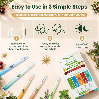 [NEW] Holiday Diffuser Set – 5 Aromas in 1 Box | Limited Free Gift