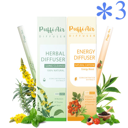 Puffiair Herbal Diffuser – Full Family Edition