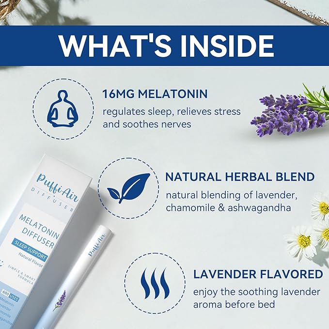 Melatonin Diffuser & Nasal Inhaler Set