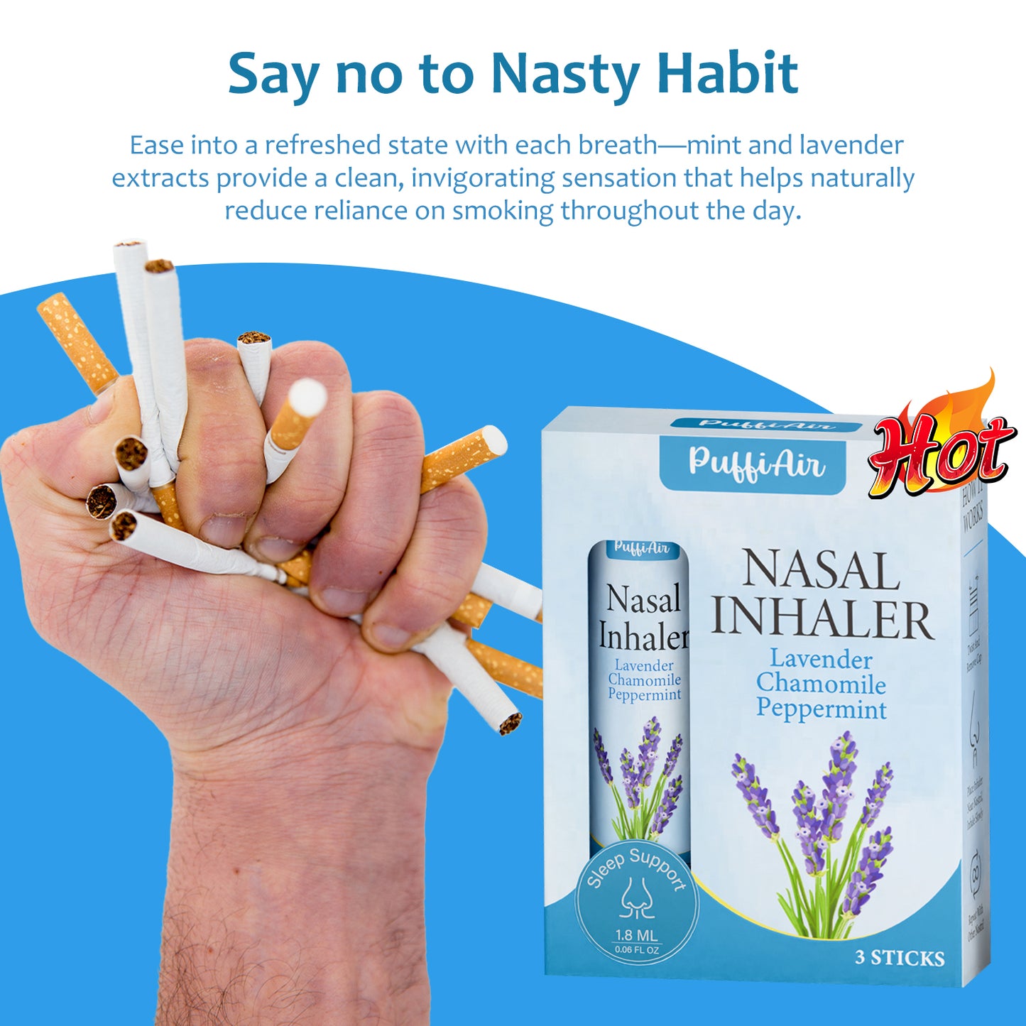 Melatonin Diffuser & Nasal Inhaler Set