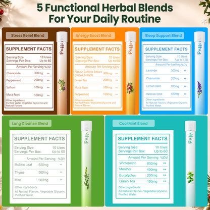[NEW] Holiday Diffuser Set – 5 Aromas in 1 Box | Limited Free Gift