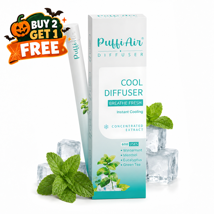 PuffiAir Cool diffuser for a fresh, cooling routine