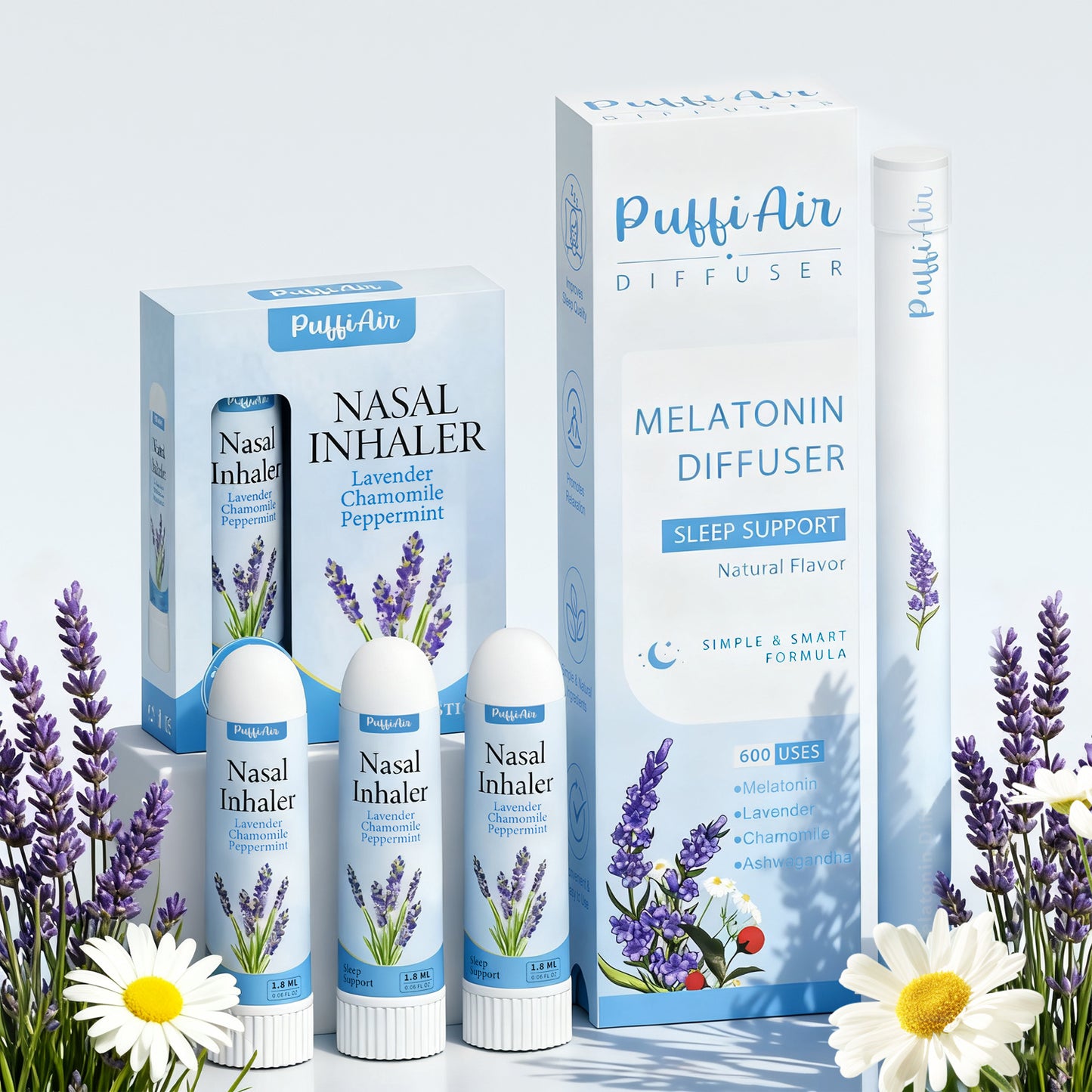 Melatonin Diffuser & Nasal Inhaler Set