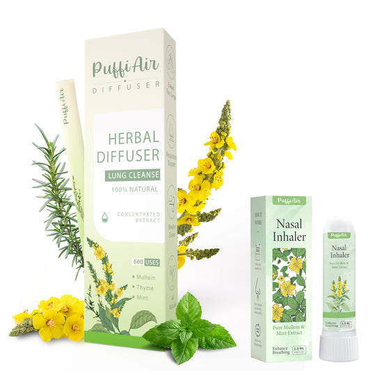 Lung Cleanse Diffuser & Breathing Nasal Sticks